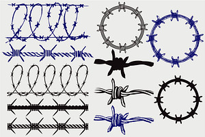 Barbed Wire SVG