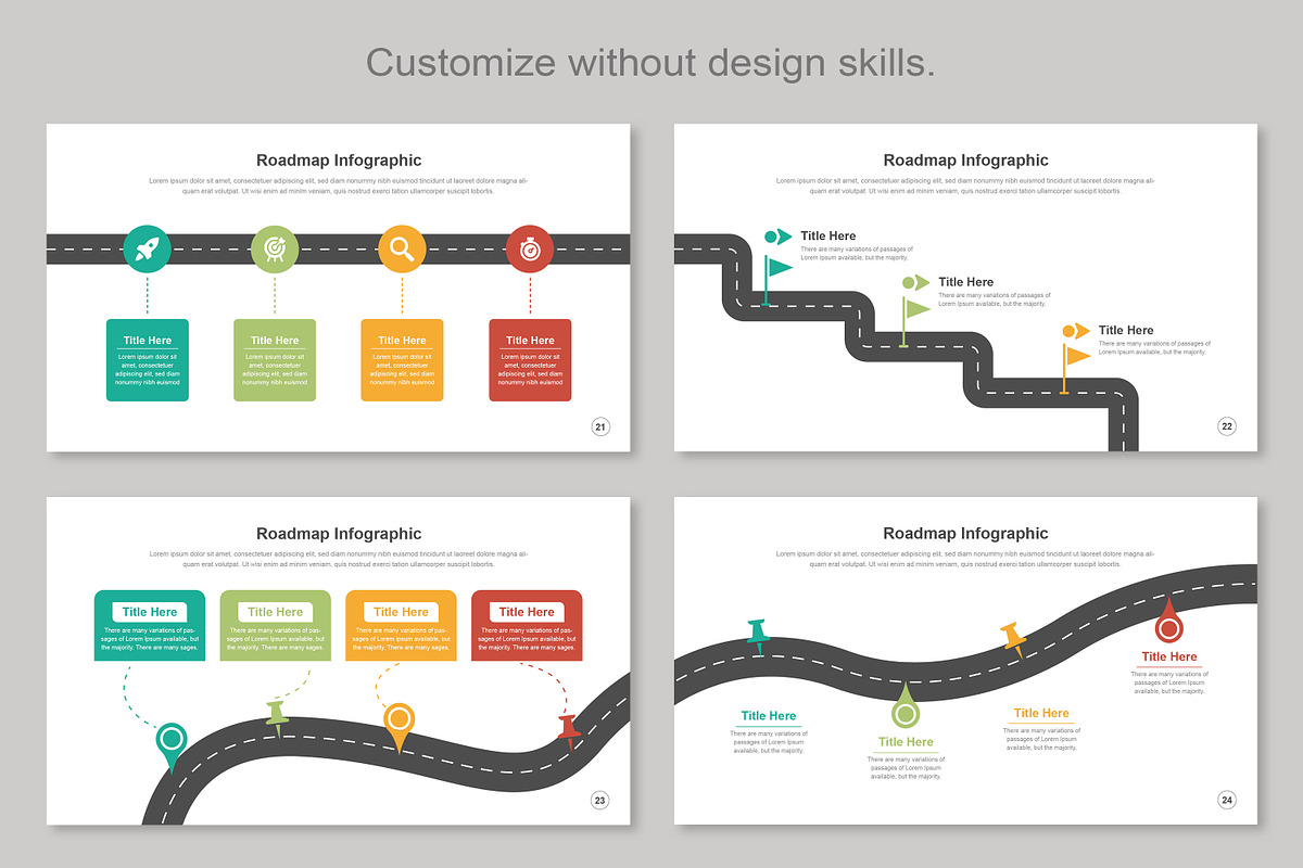 Roadmap infographic Keynote, a Templates & Theme by Mighty-Slide (Photo 7 of 7)