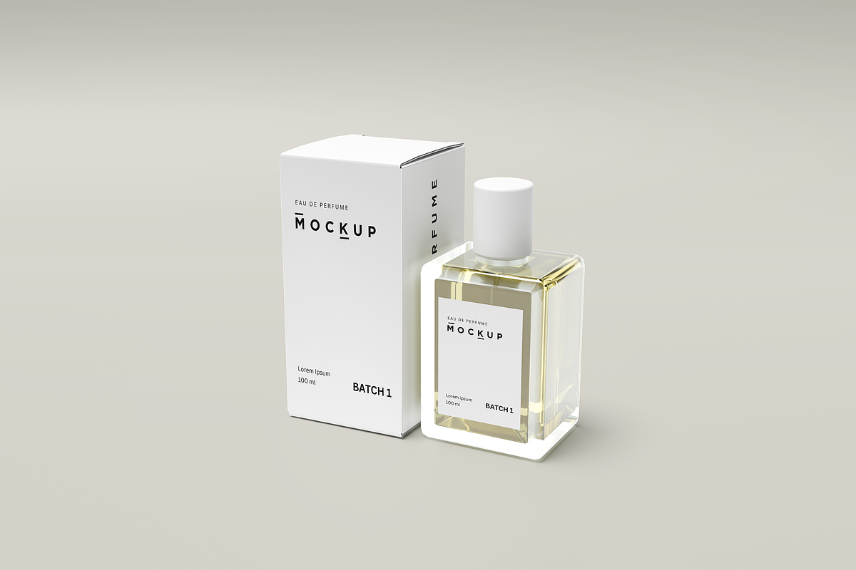 Bottle Perfume Mockup, a Packaging Mockup by xavier_studio (Photo 4 of 5)