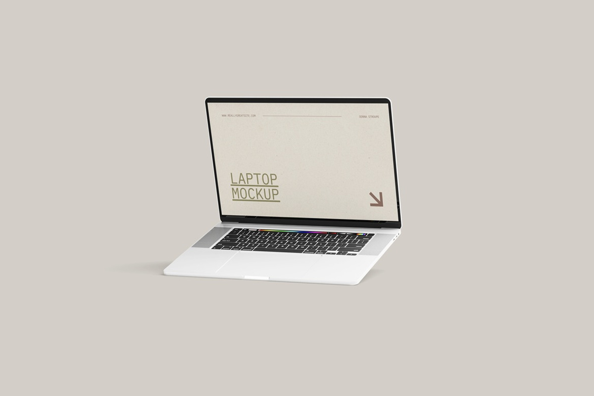 High Quality Laptop Mockup, a Mac Mockup by Ataku Design (Photo 4 of 11)