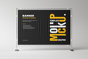 Banner Poster Mockup, an Advertising Mockup by Artnivora.Std (Thumbnail 3 of 6)