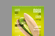 Botanical Cover Magazine Template, a Magazine Template by MightyDesign (Thumbnail 4 of 8)