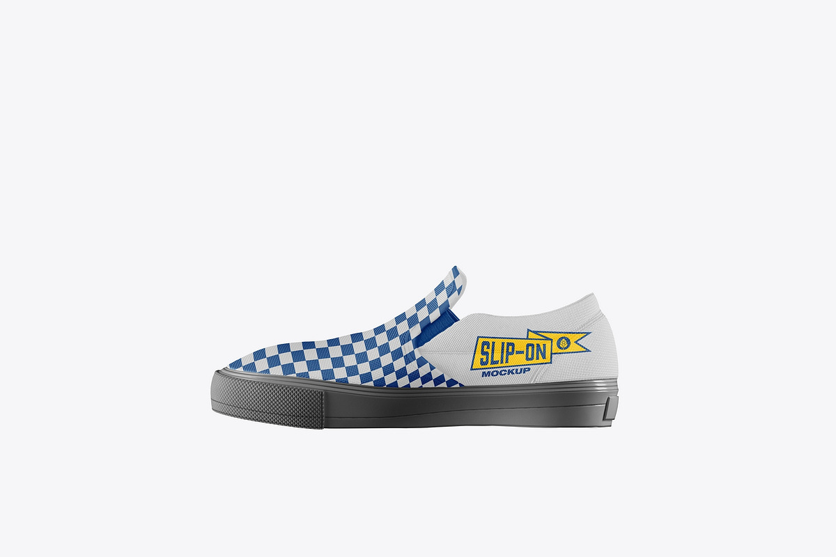 Slip-On Shoes Mockup, a Product Mockup by OneVectorStock (Photo 4 of 13)