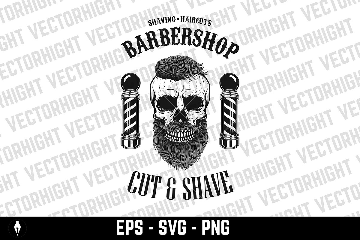 Barbershop. Illustration of bearded, an Object Illustration by Vectorhight