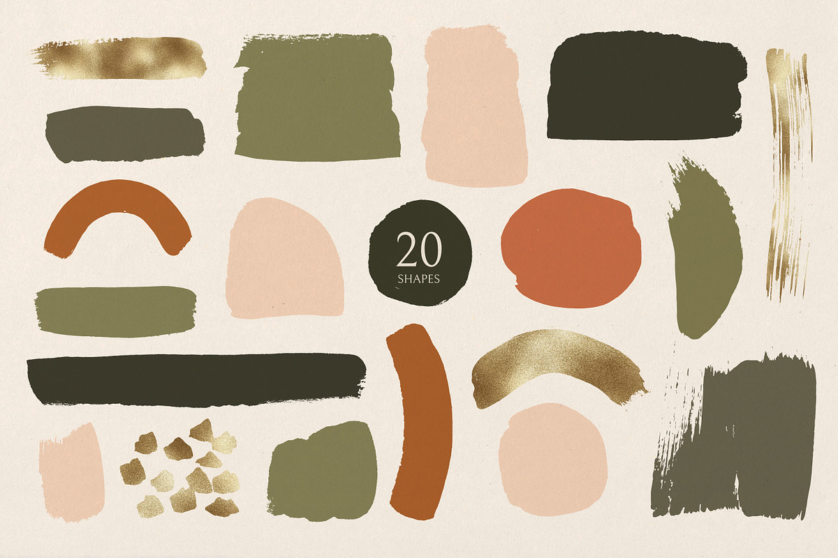 Festive Abstract | Shapes & Extras, an Illustration by Studio Fevrier (Photo 2 of 13)