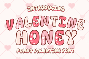 Valentine Honey is a duo font, a Handwritten Font by Brown Cupple