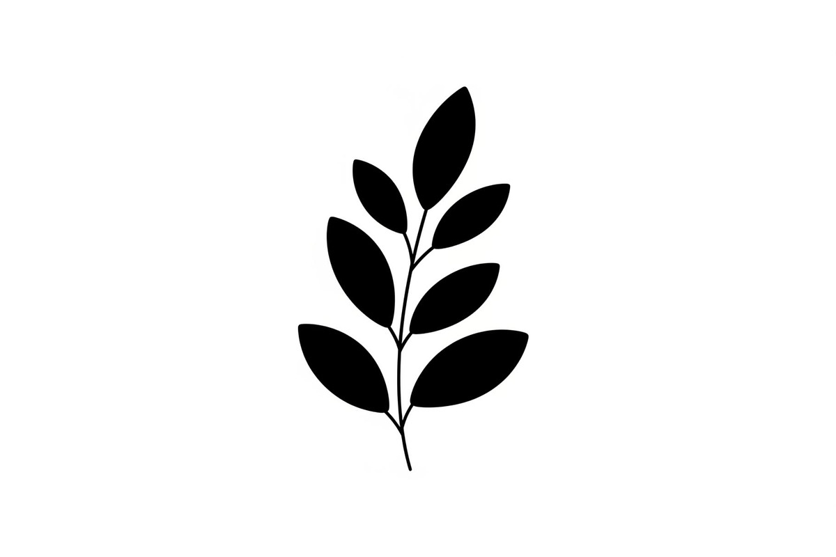 Botanical Leaf Silhouette Bundle, an Illustration by Creativeshirt (Photo 37 of 51)