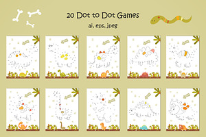 Dinosaurs Games Activities For Kids