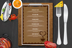 Coffee Restaurant Menu Template