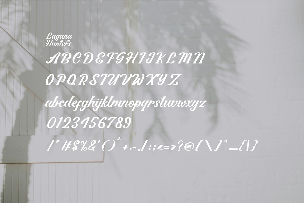 Laguna Hunters – Modern Script Font, a Script Font by Salamahtype (Photo 7 of 7)