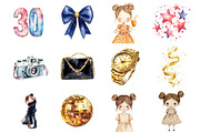 Glamorous New Years Eve PNG Clipart, an Illustration by Design Market (Thumbnail 3 of 3)