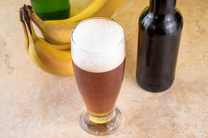 Delicious fermented banana beer or cider, a Food & Drink Photo by Rimma