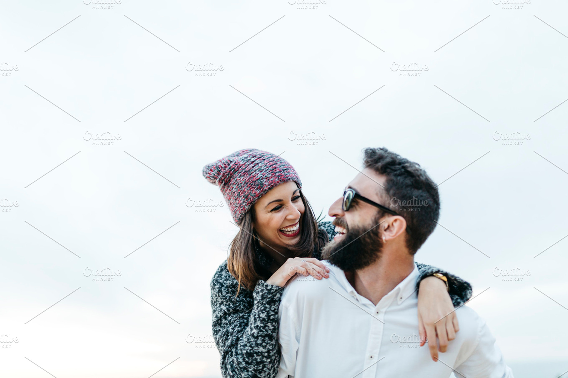 Young couple having fun at outdoors stock photo containing fun and happy, a Person Photo by fotopitu