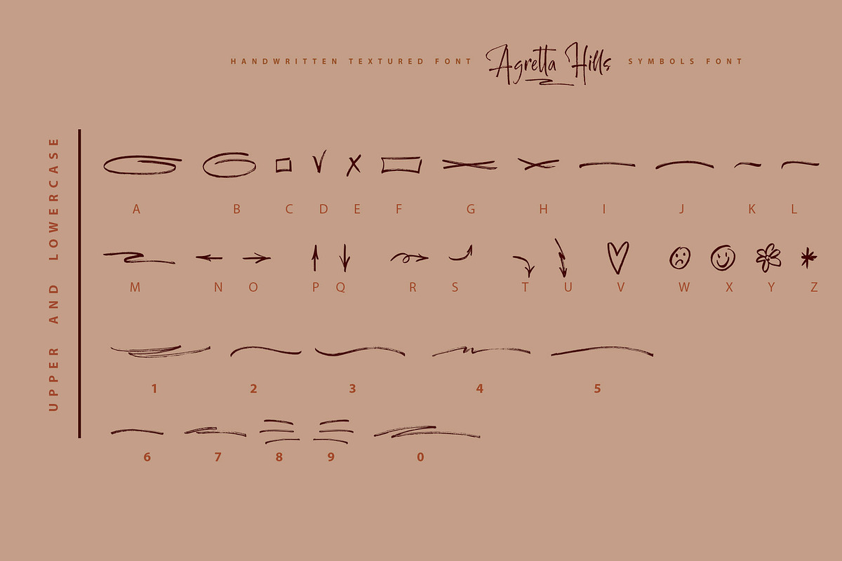 Agretta Hills Cyrillic Textured Font, a Script Font by IraDvilyuk (Photo 17 of 17)