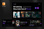 Street Fashion Powerpoint template, a Presentation Template by Eklip Studio (Thumbnail 1 of 6)