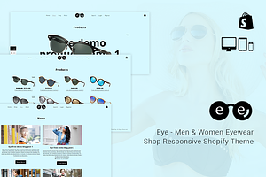 Eye Wear Sunglass Shop Shopify Theme, a Shopify Template by ThemeTidy Shopify Agency