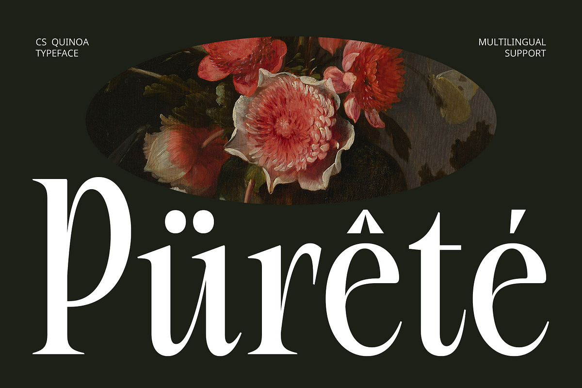 CS Quinoa – Art Nouveau Font, a Serif Font by Craft Supply Co. (Photo 6 of 8)
