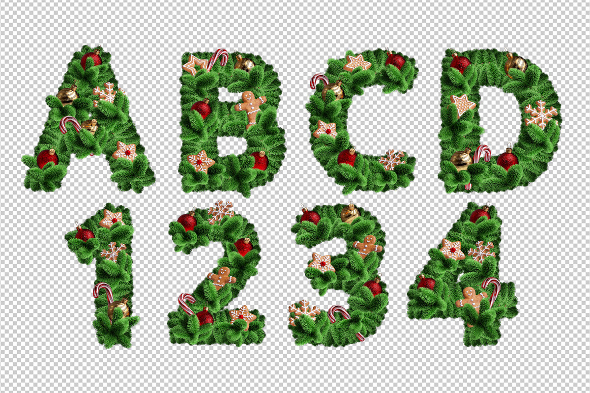 Christmas Fir Font, a Font by Handmadefont (Photo 9 of 9)