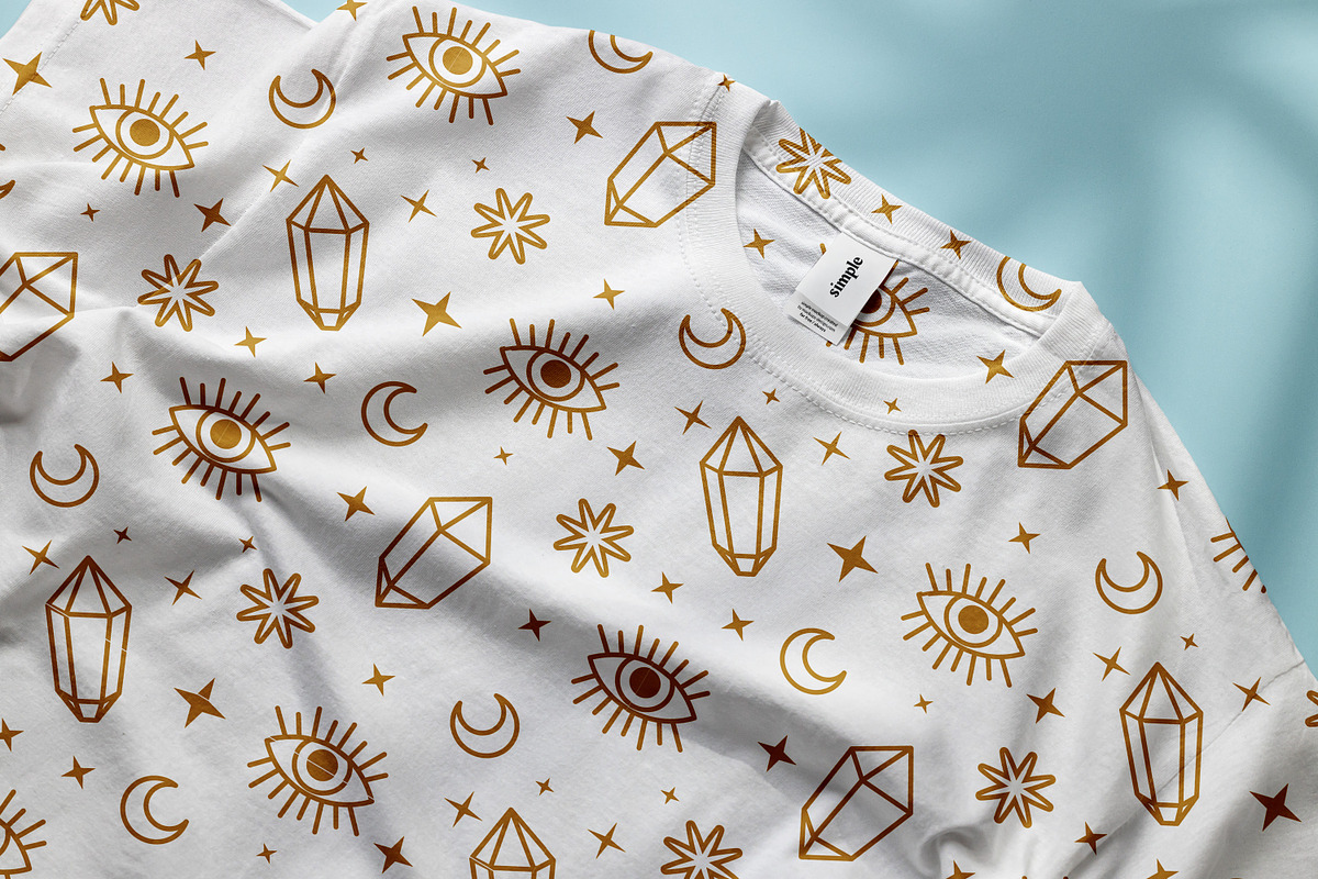 Boho Crystal seamless pattern, a Pattern Graphic by Digital Studio (Photo 8 of 9)