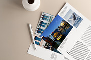 Magazine template bilingual layout, a Magazine Template by Alexandra Piros Design (Thumbnail 3 of 14)