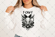 Crow Raven PNG, F-CAW-F, an Illustration by Craft Nest (Thumbnail 2 of 5)