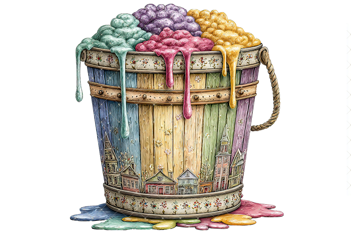 Paint Bucket Clipart PNG, an Illustration by Memories By Lea (Photo 8 of 18)