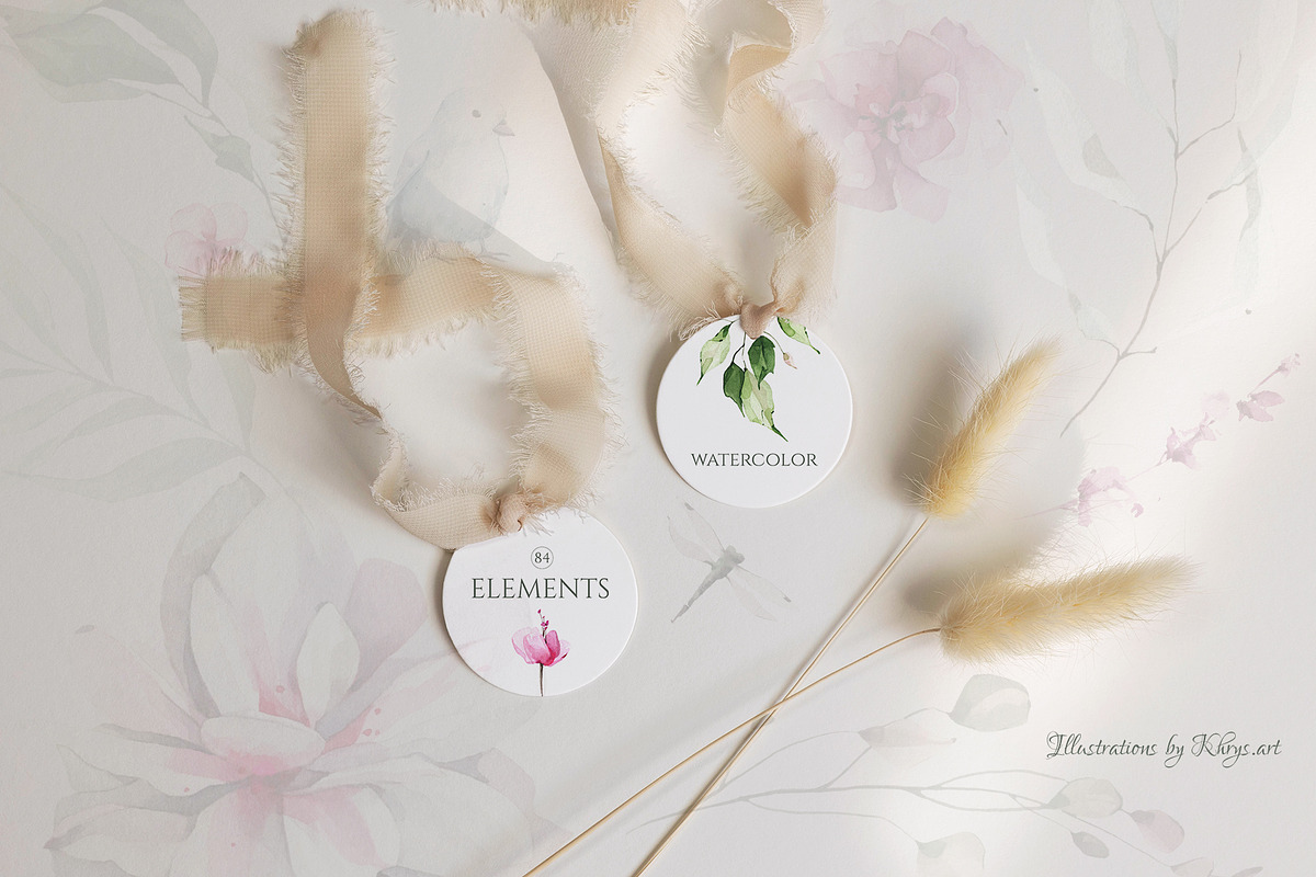 Delightful Nature. Floral watercolor, an Object Illustration by Khrys.art (Photo 14 of 18)