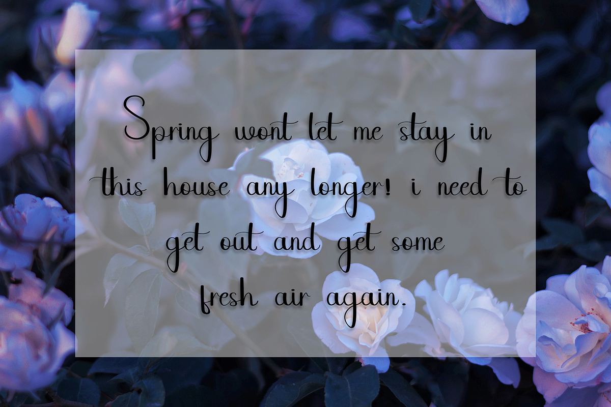 Spring, a Handwritten Font by FreshTypeINK (Photo 2 of 8)