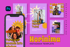 Horinima Instagram Template