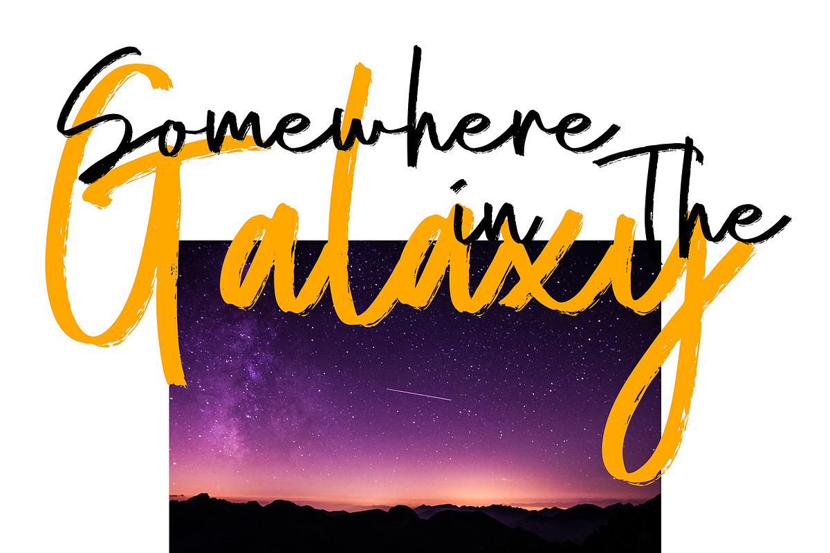 Amstrong Beautiful Brush Font preview 4