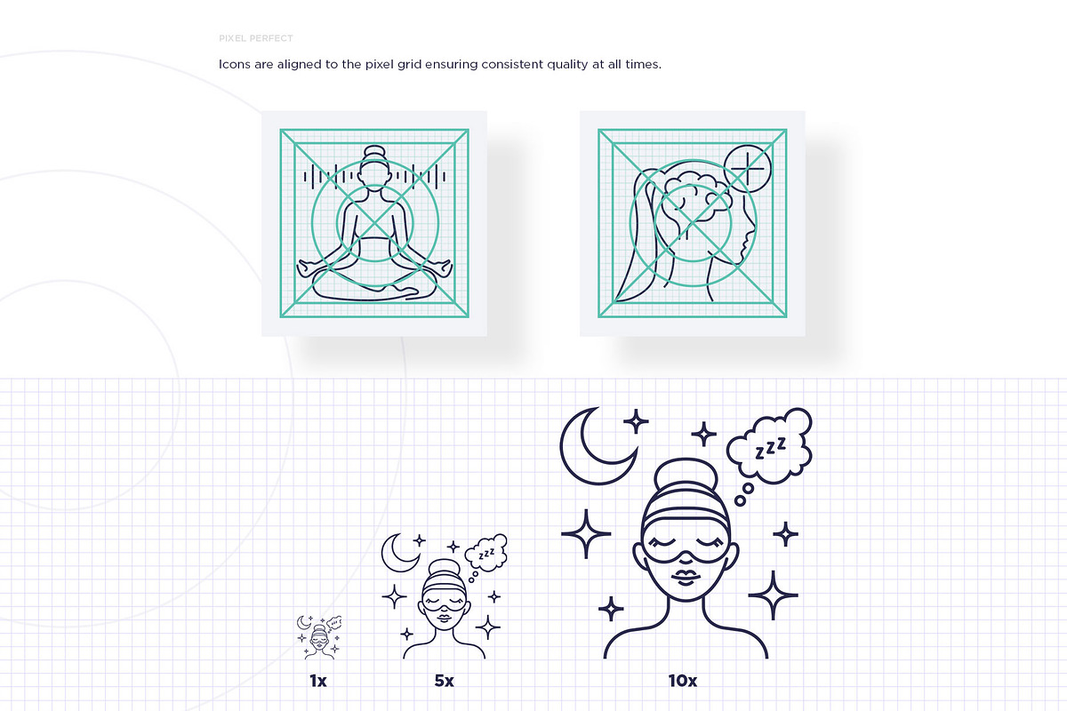 Meditation | 32 Icons Set Hand Drawn, an Outline Icon by Marina Silence (Photo 10 of 17)