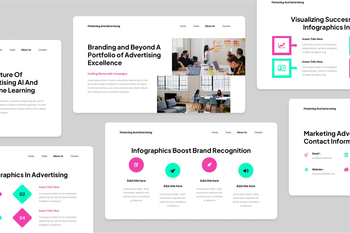 Marketing & Advertising Keynote, a Presentation Template by Annora Studio (Photo 3 of 5)