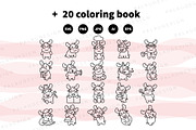 Moose Reindeer Clipart Set, an Animal Illustration by Palau (Thumbnail 9 of 10)