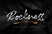 Sale! Rockness - Handbrush Typeface
