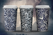 Winter Graphics Doodles Patterns, a Decorative Illustration by BALABOLKA (Thumbnail 6 of 6)