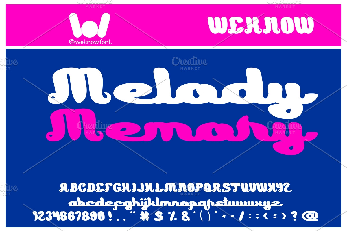 Learning font, a Script Font by weknow (Photo 5 of 5)