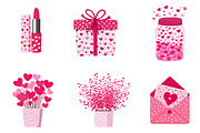 Valentine's Day clipart, an Illustration by CreationArt (Thumbnail 4 of 5)