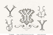 Antique Vintage Monogram Initial Y, an Object Graphic by Antique Monograms (Thumbnail 4 of 4)