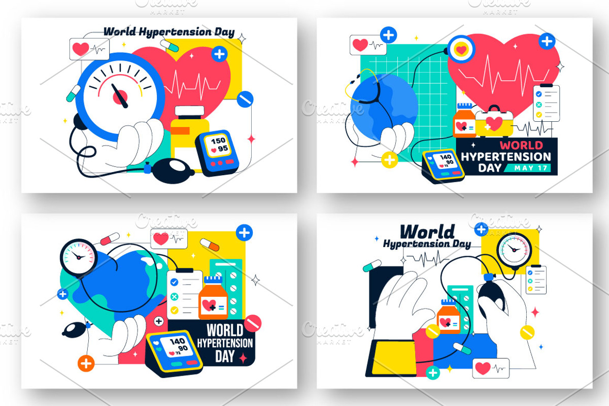 10 World Hypertension Day, a Healthcare Illustration by denayunebgt (Photo 2 of 4)