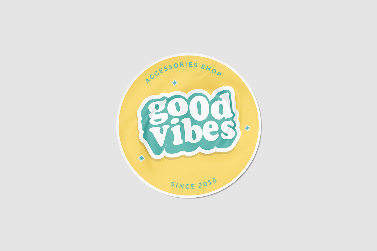 Sticker Mockup, a Product Mockup by Pexelcorner (Photo 2 of 5)