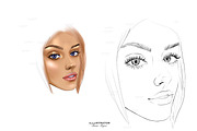 Coloring pages,Fashion girls clipart, an Illustration by MajorArtTm (Thumbnail 4 of 4)