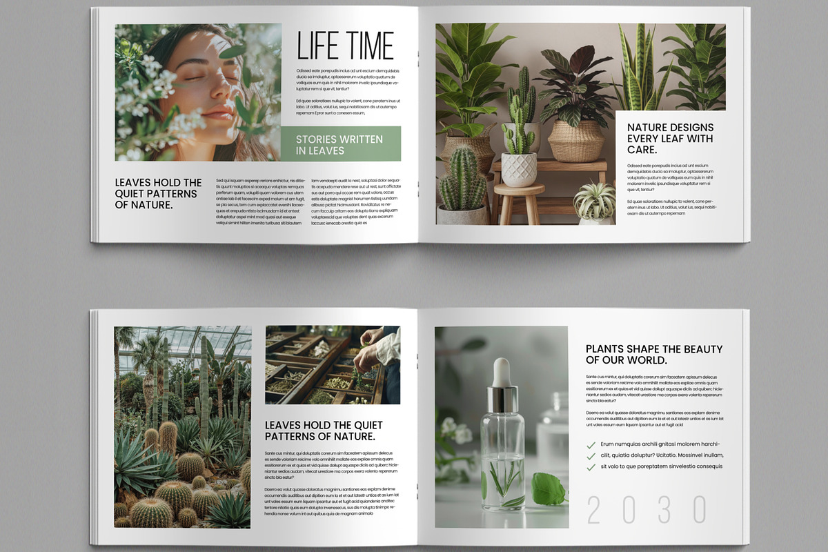 Botanical Magazine Template, a Magazine Template by ContestDesign (Photo 4 of 5)