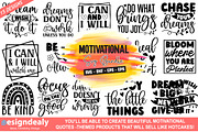 Motivational SVG Bundle, a Graphic by Buysvgbundles (Thumbnail 1 of 5)