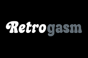 Retrogasm | Retro Groovy Typeface, a Script Font by Eaver Studio (Thumbnail 1 of 8)