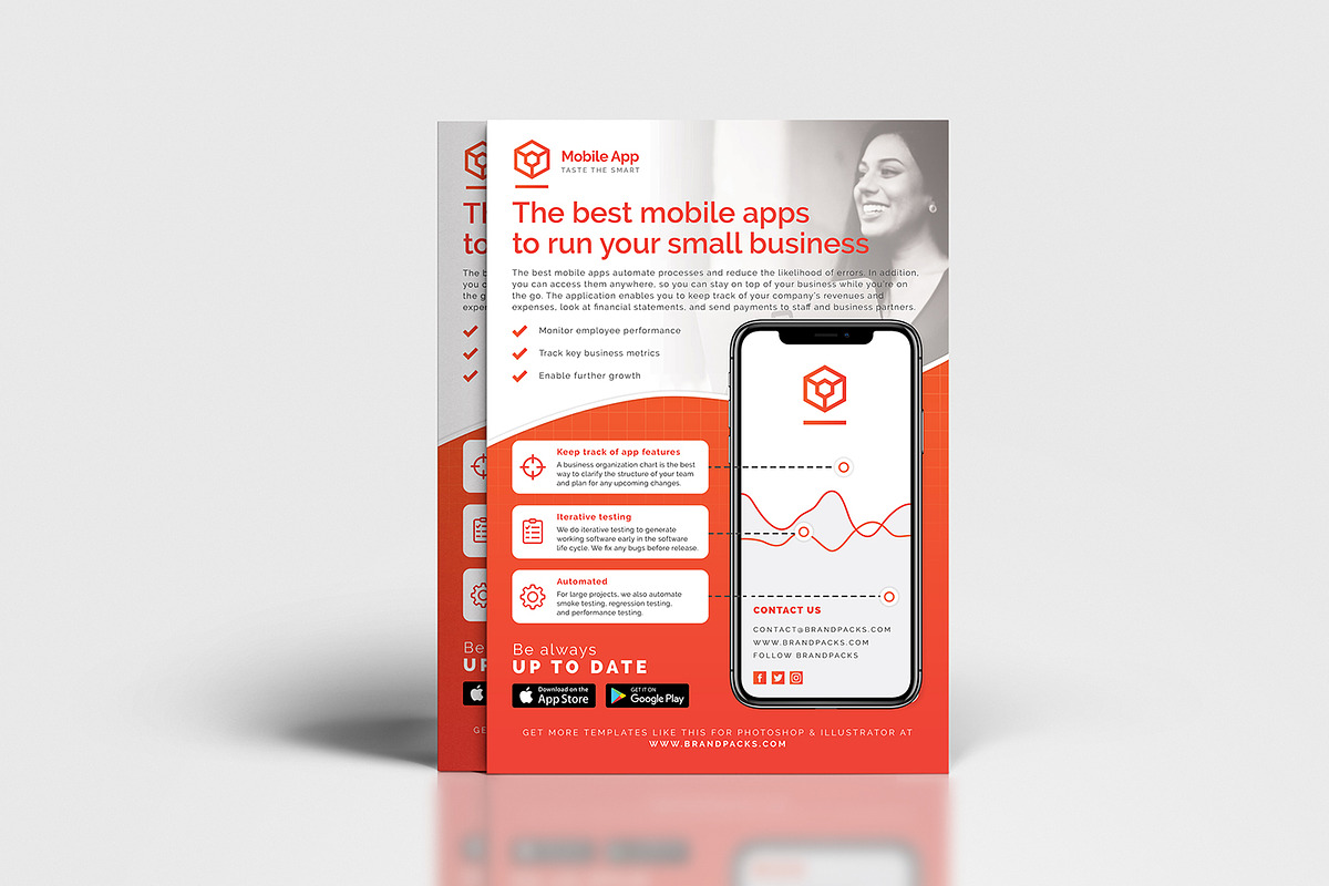 Mobile App Templates Pack v2, a Brochure Template by BrandPacks