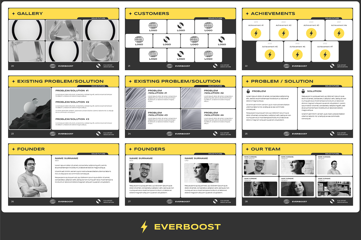 Presentation Template Business Plan, a Presentation Template by Aure Design (Photo 4 of 7)