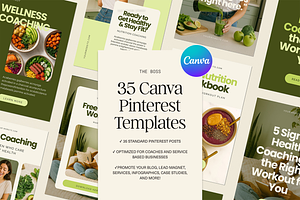 Luxury Canva Pinterest Templates