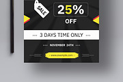 Black Friday Flyer Layout, a Flyer Template by MightyDesign (Thumbnail 3 of 8)