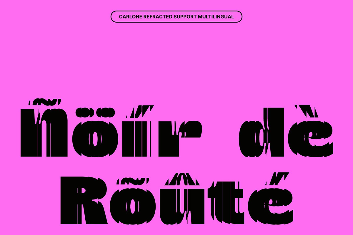 Carlone Refracted, a Sans Serif Font by Craft Supply Co. (Photo 7 of 8)