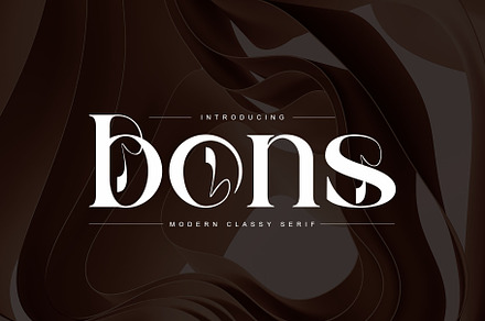 Bons Serif Typeface